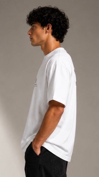 Norvé Oversized Statement T-Shirt – White