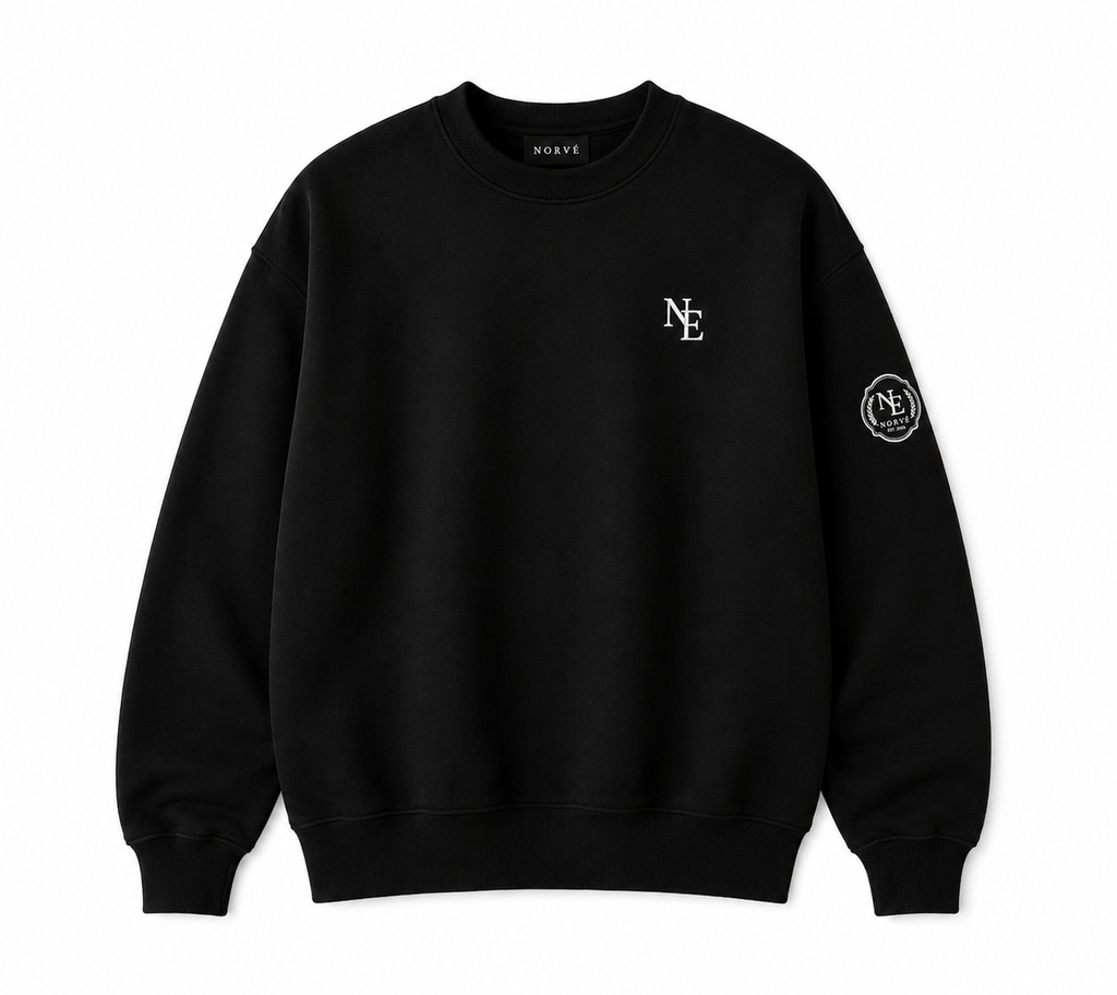 Normale Premium 440 GSM Sweatshirt Black
