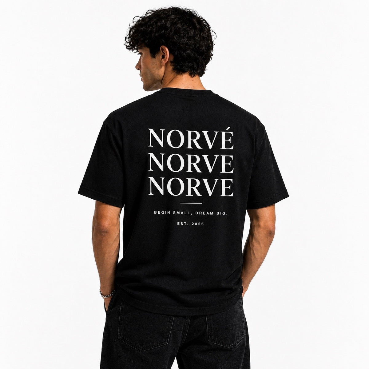 T-shirt Regular Premium Black 240 Gsm