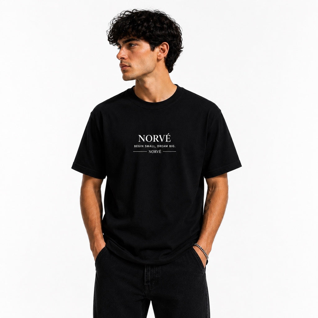 T-shirt Regular Premium Black 240 Gsm